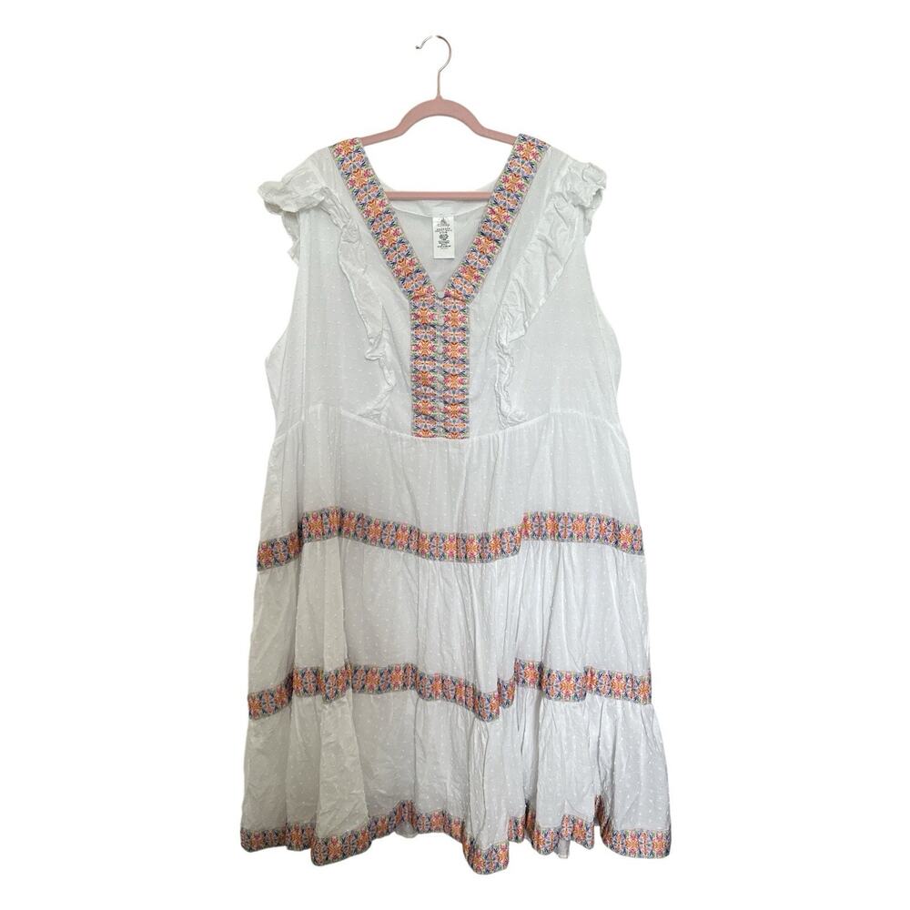 Disney Parks Encanto Breezy Cotton Swiss Dot Dress Size 3X - Picture 2 of 12